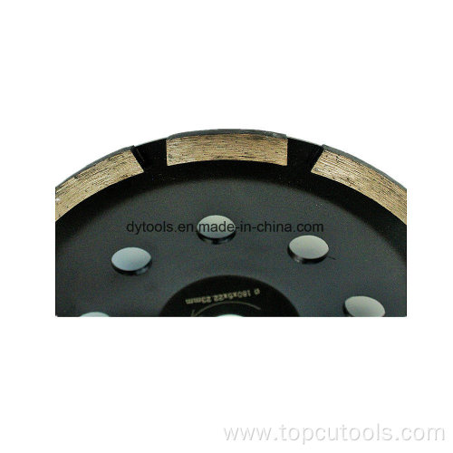 Single or Double Row Diamond Cup Grinding Wheel for Concrete